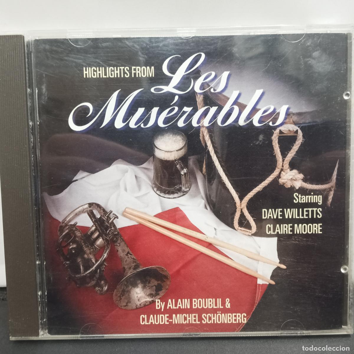 CDs de m&uacute;sica: LES MISERABLES, HIGHLIGHTS. CD - Foto 1