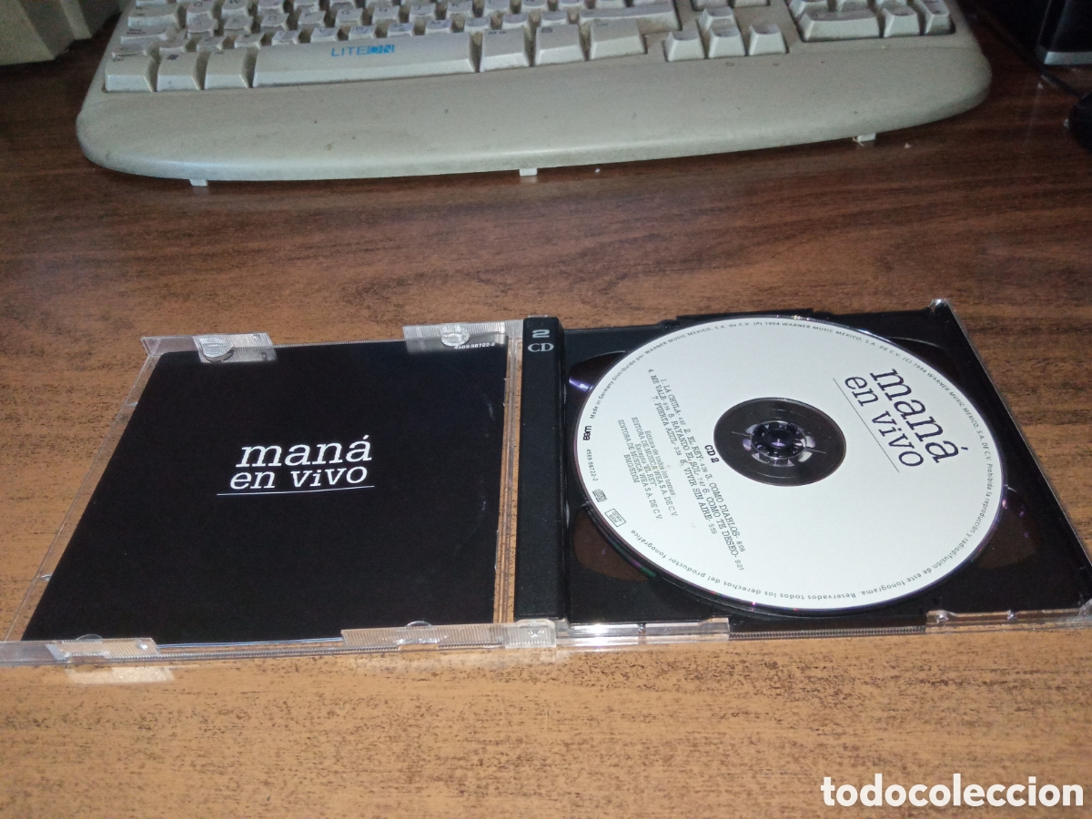 CDs de m&uacute;sica: MAN&Aacute; - EN VIVO (2CD EN DIRECTO - 1994) - Foto 2