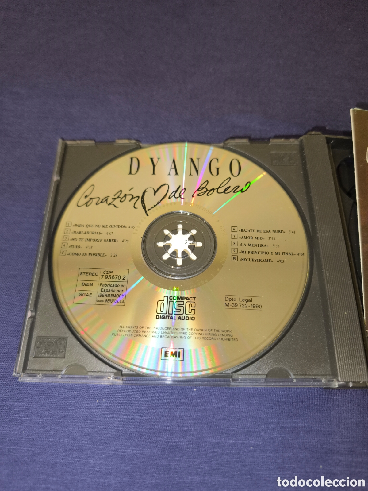 CDs de m&uacute;sica: Dyango Coraz&oacute;n de Bolero 3 CD - Foto 3