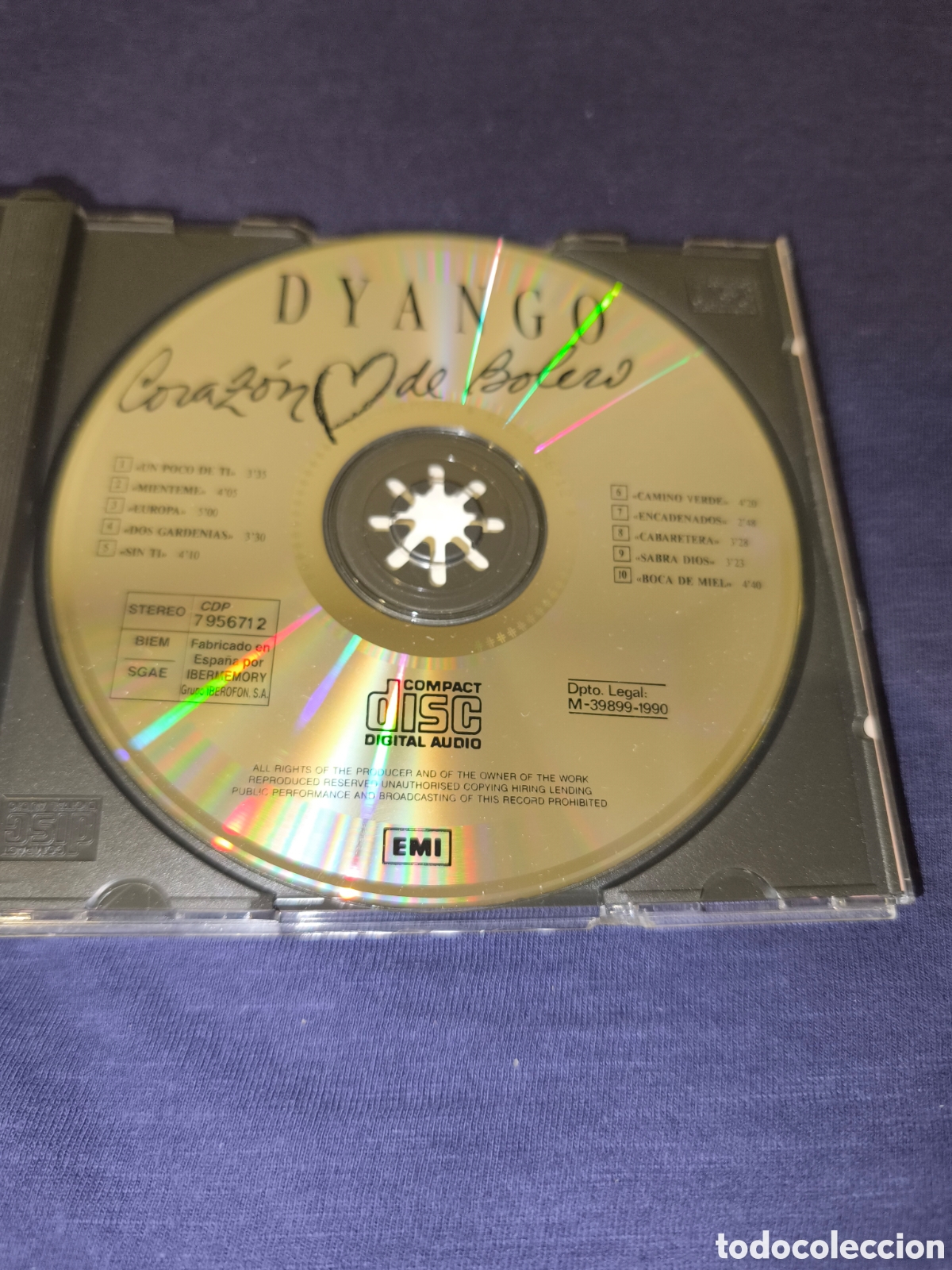 CDs de m&uacute;sica: Dyango Coraz&oacute;n de Bolero 3 CD - Foto 5