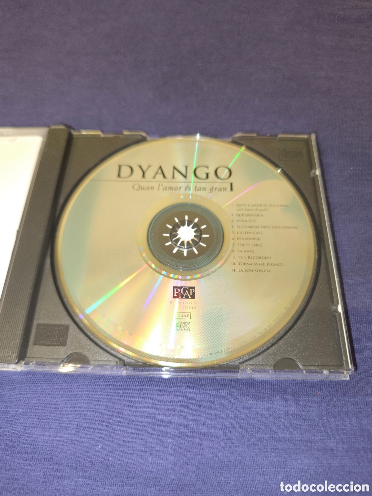 CDs de m&uacute;sica: Dyango Quan lamor &eacute;s tan gran - Foto 3