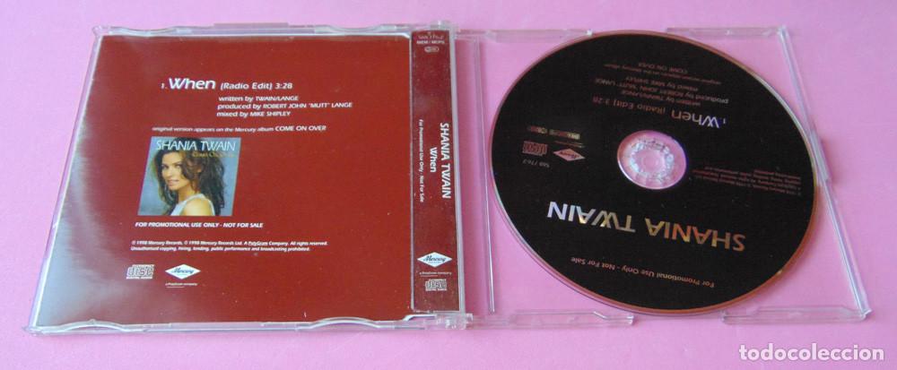 CDs de m&uacute;sica: SHANIA TWAIN - WHEN - CDSINGLE PROMO - Foto 2