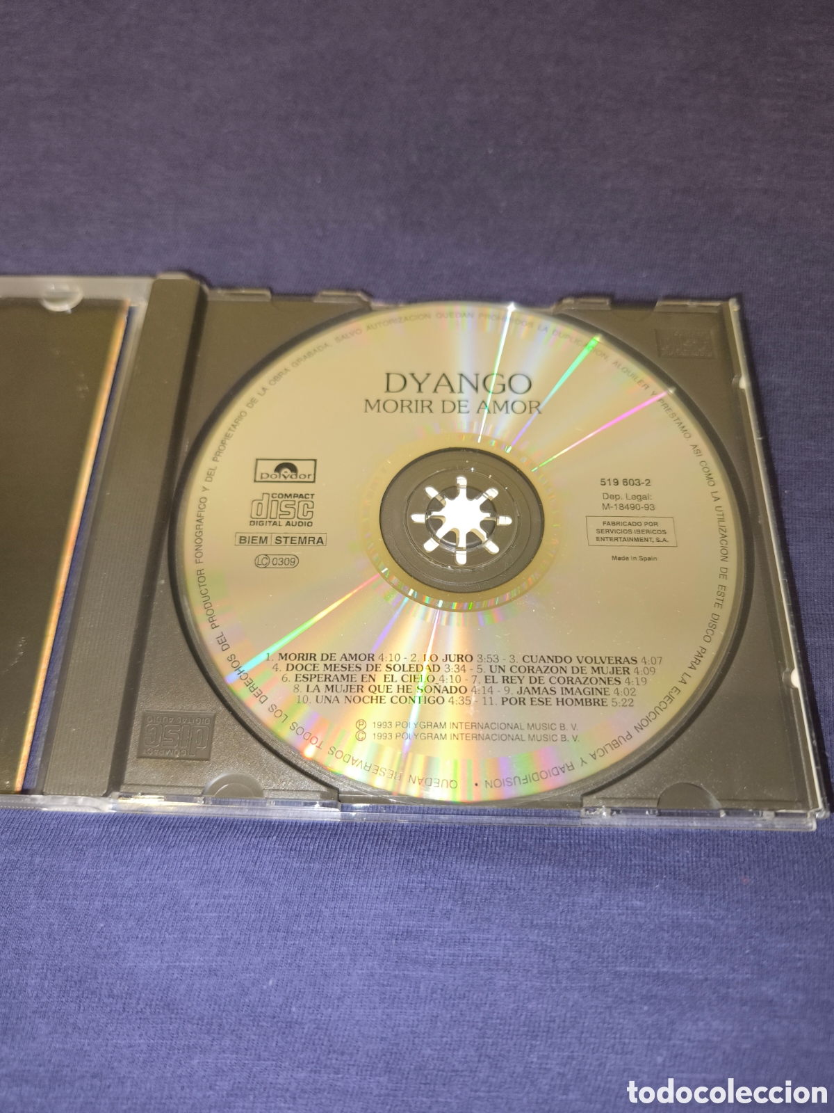 CDs de m&uacute;sica: Dyango Morir de amor - Foto 3