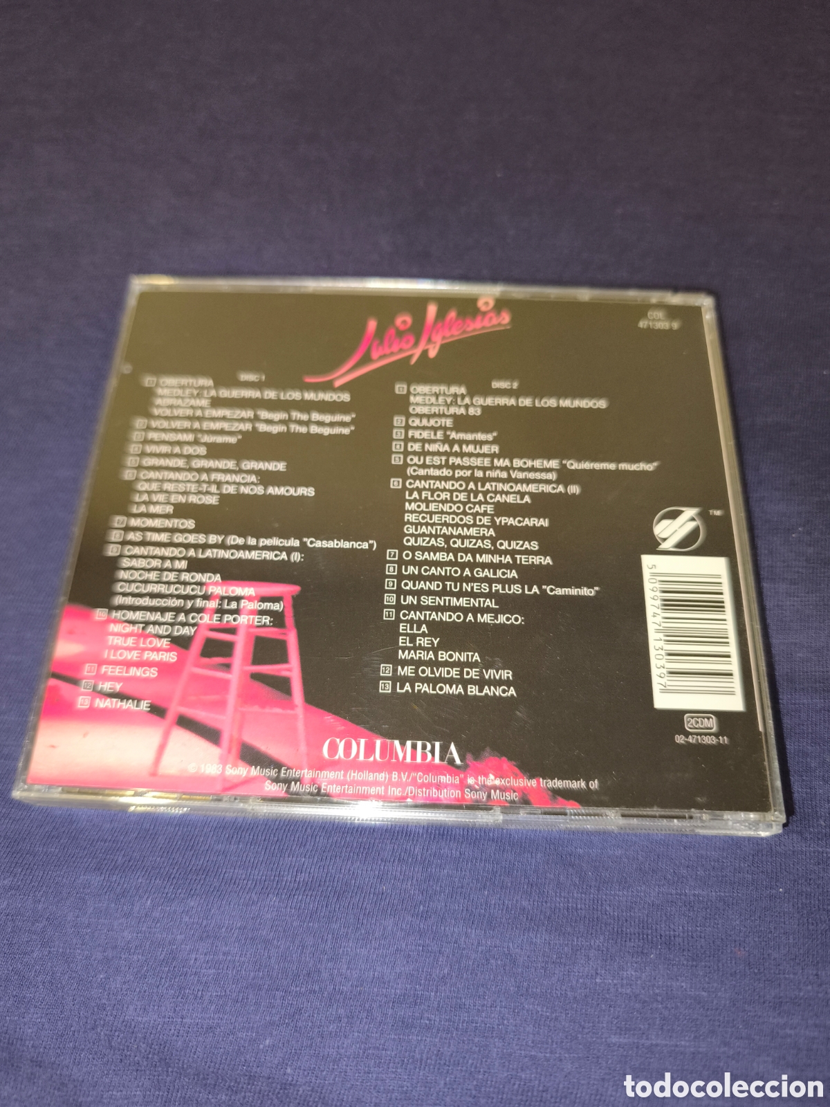 CDs de m&uacute;sica: Julio Iglesias en concierto 2CD - Foto 2