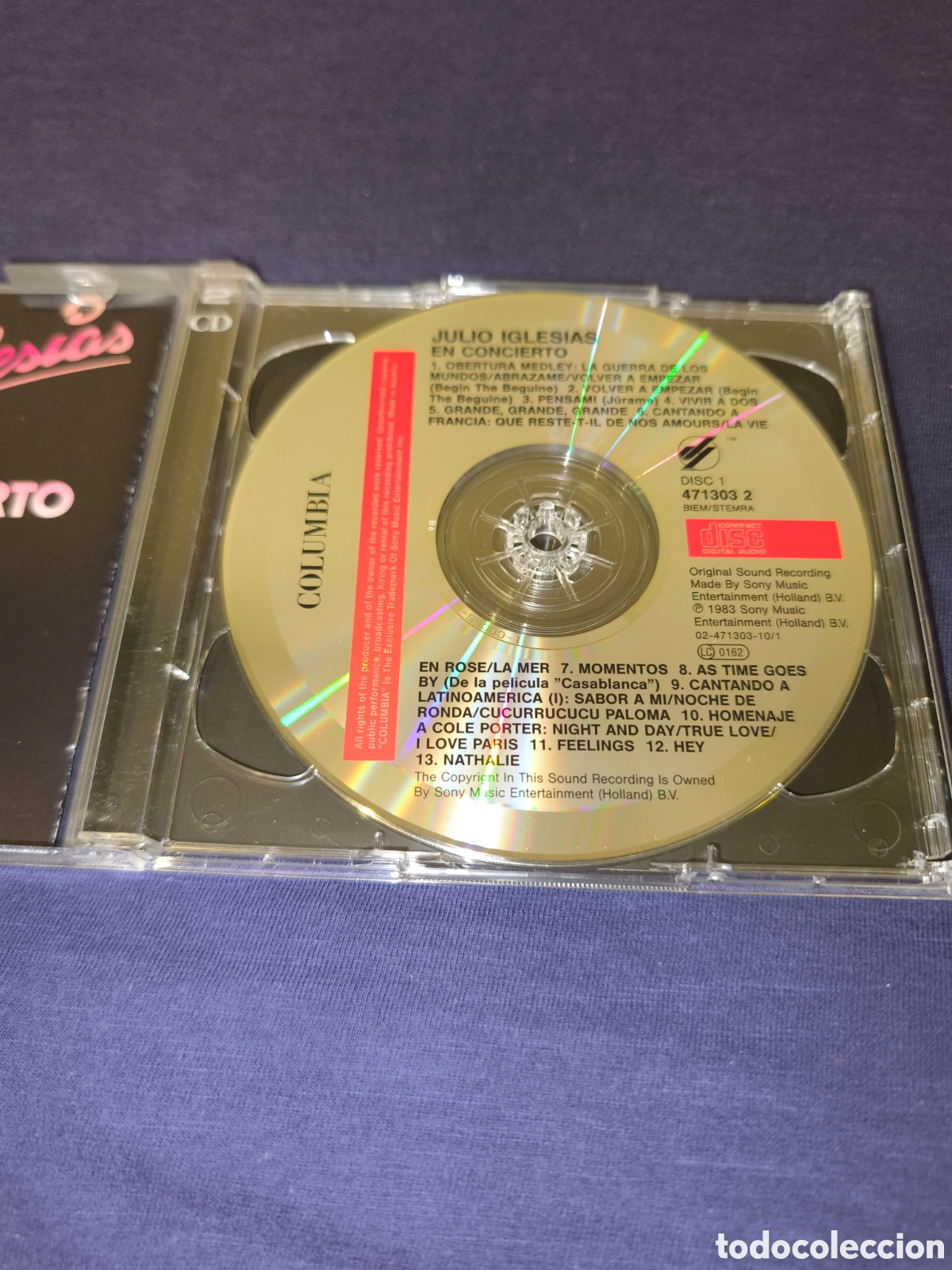 CDs de m&uacute;sica: Julio Iglesias en concierto 2CD - Foto 3