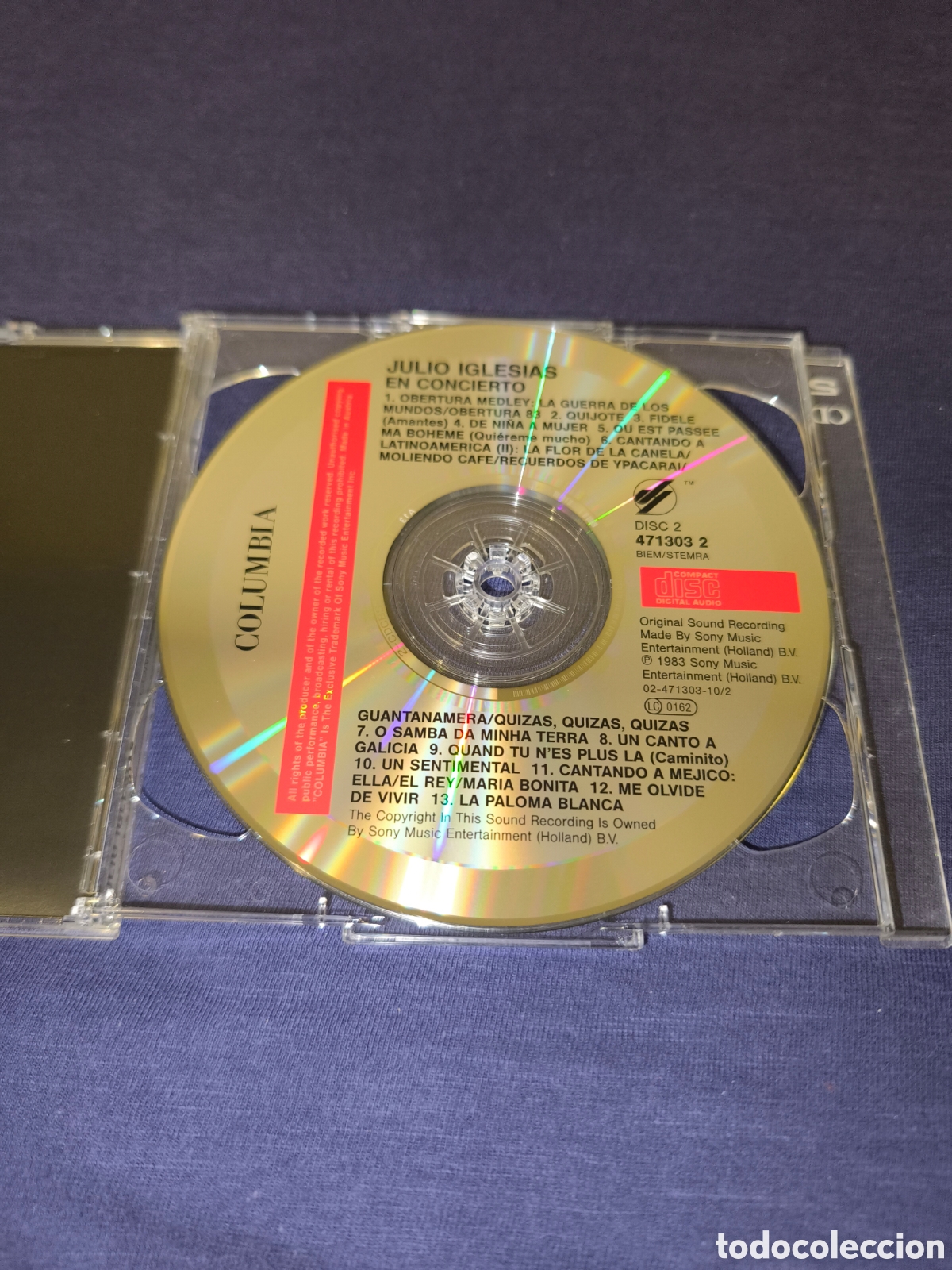CDs de m&uacute;sica: Julio Iglesias en concierto 2CD - Foto 4