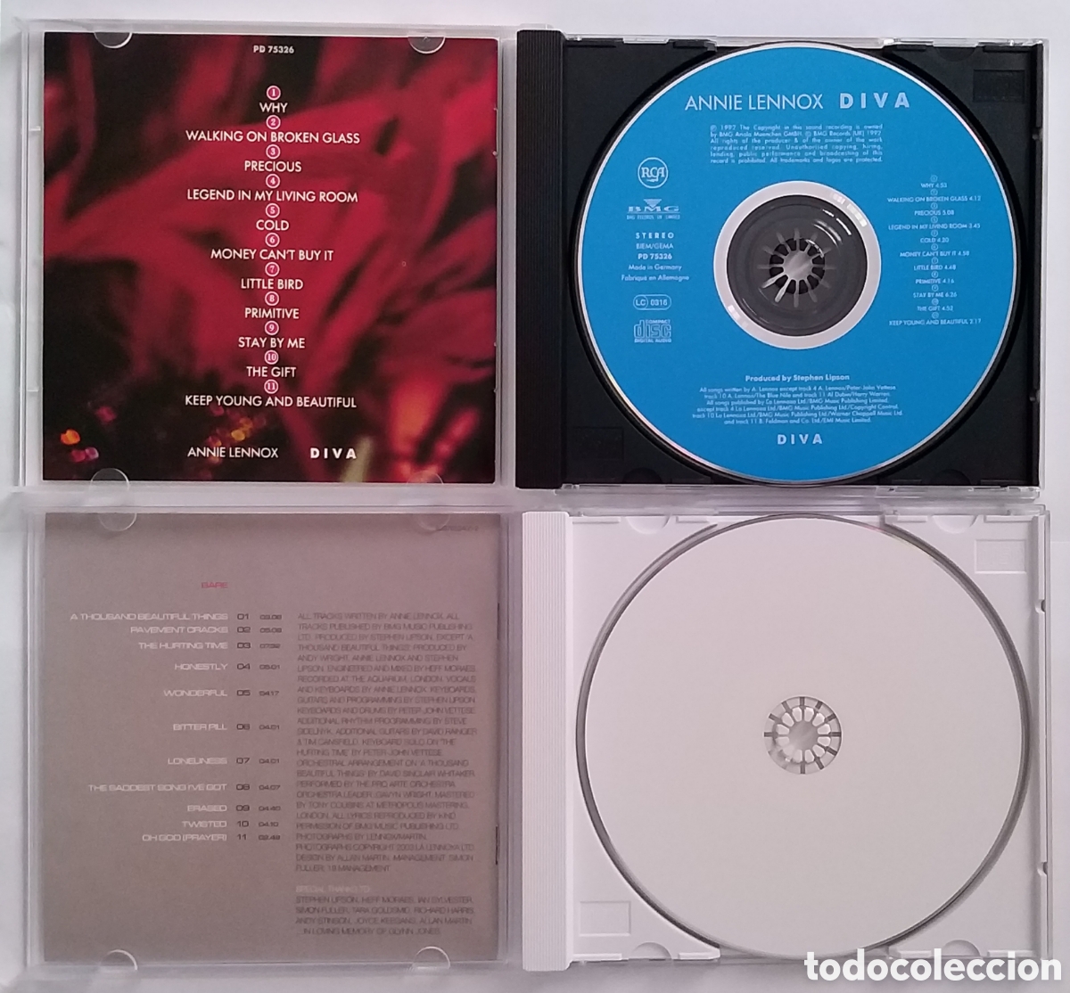 CDs de m&uacute;sica: ANNIE LENNOX - DIVA + BARE - 2 CD SET - Foto 3