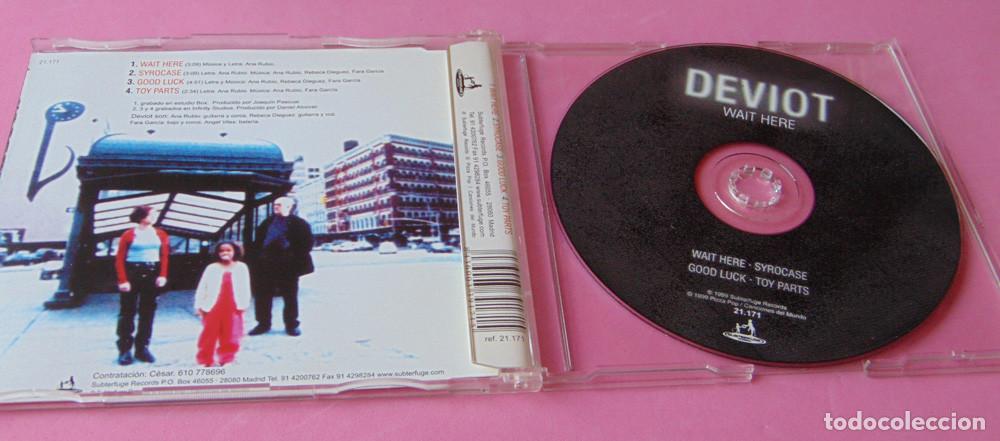 CDs de m&uacute;sica: DEVIOT &ndash; Wait Here - CDSINGLE SUBTERFUGE 1999 - Foto 6