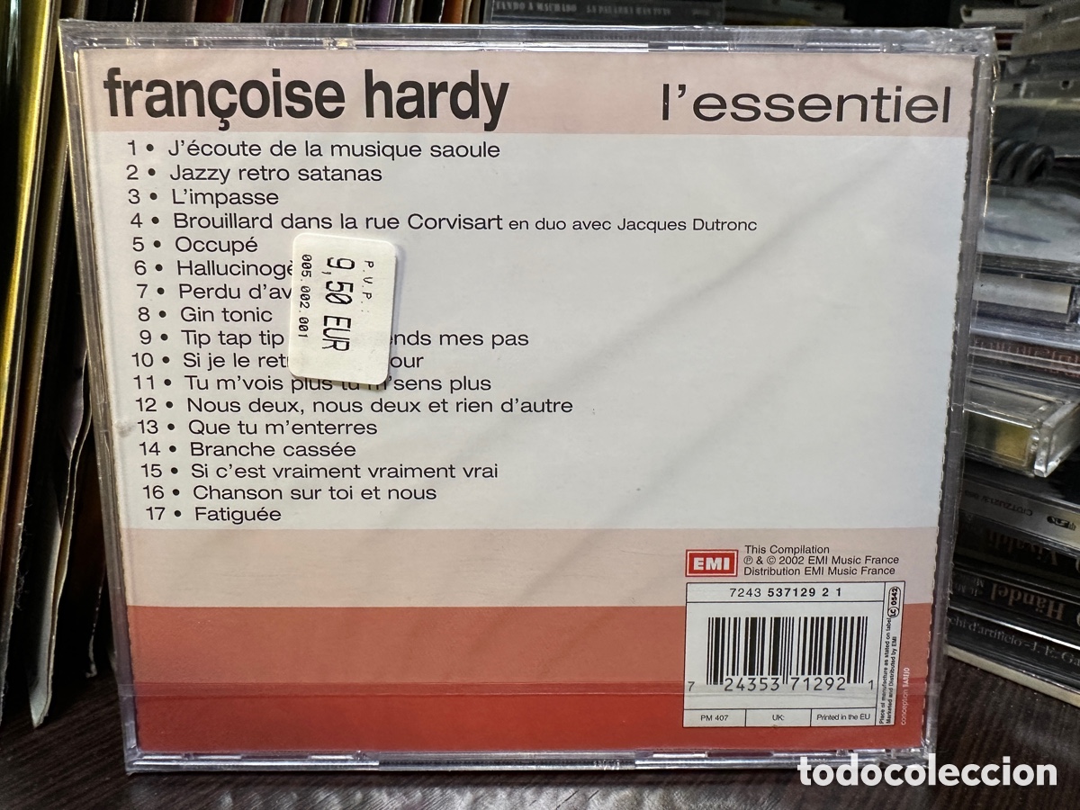 CDs de m&uacute;sica: Fran&ccedil;oise Hardy - LEssentiel (CD) *Precintado* - Foto 3