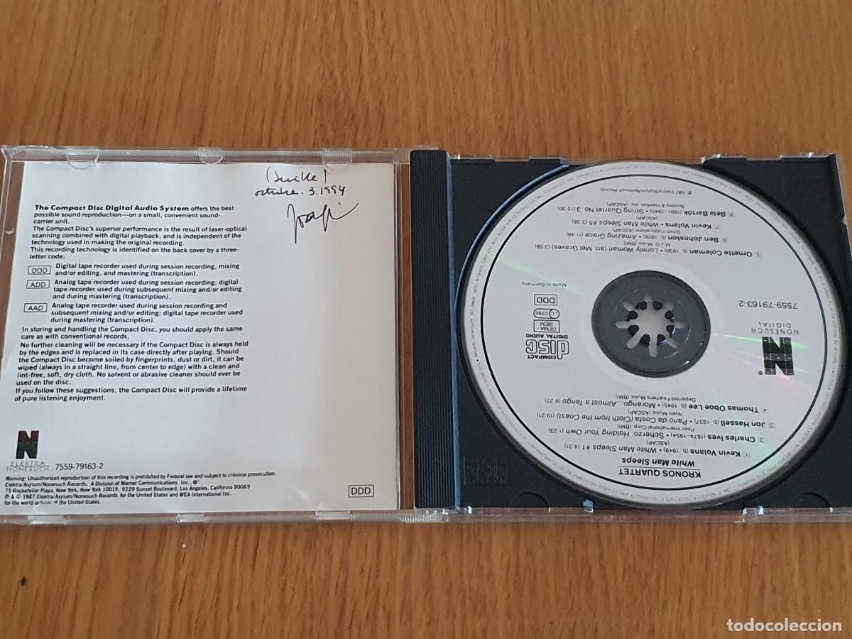 CDs de m&uacute;sica: CD Kronos Quartet&nbsp;&ndash;&nbsp;White Man Sleeps - 1987 - Foto 2