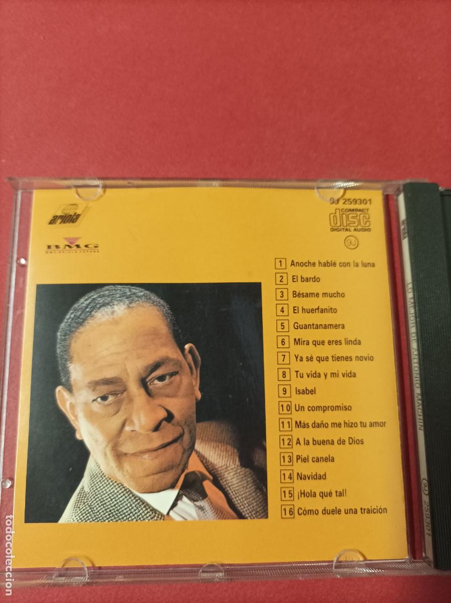 CDs de m&uacute;sica: COMPACT DISC CD LO MEJOR DE ANTONIO MACHIN - Foto 3
