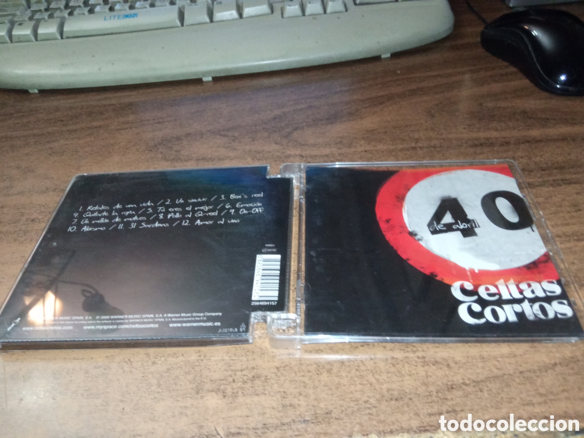 CDs de m&uacute;sica: CELTAS CORTOS - 40 DE ABRIL (2008) - Foto 1