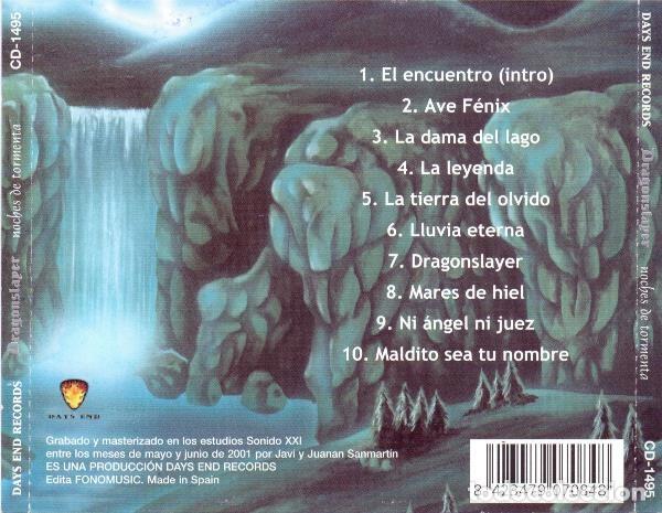 CDs de m&uacute;sica: Dragonslayer &ndash; Noches De Tormenta - PRECINTADO - Foto 2