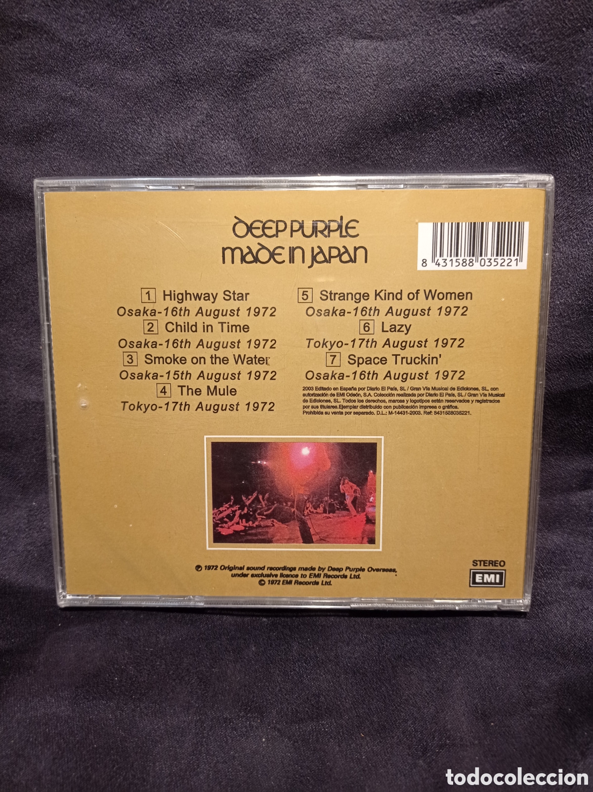 CDs de m&uacute;sica: CD DEEP PURPLE MADE IN JAPAN PRECINTADO - Foto 2