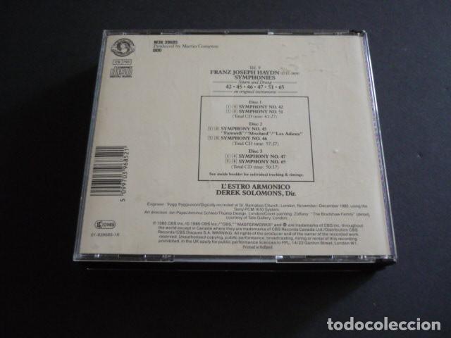 CDs de m&uacute;sica: HAYDN SHIMPHONIES L&acute;ESTRO ARMONICO DEREK SOLOMONS - Foto 4