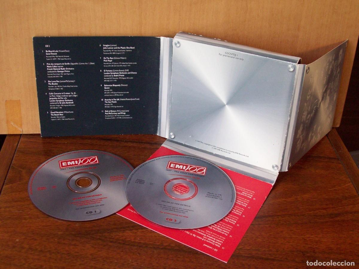 CDs de m&uacute;sica: EMI 100 - 1997 THE FIRST CENTENARY - DOBLE CD ARTISTAS VARIOS 45 CANCIONES