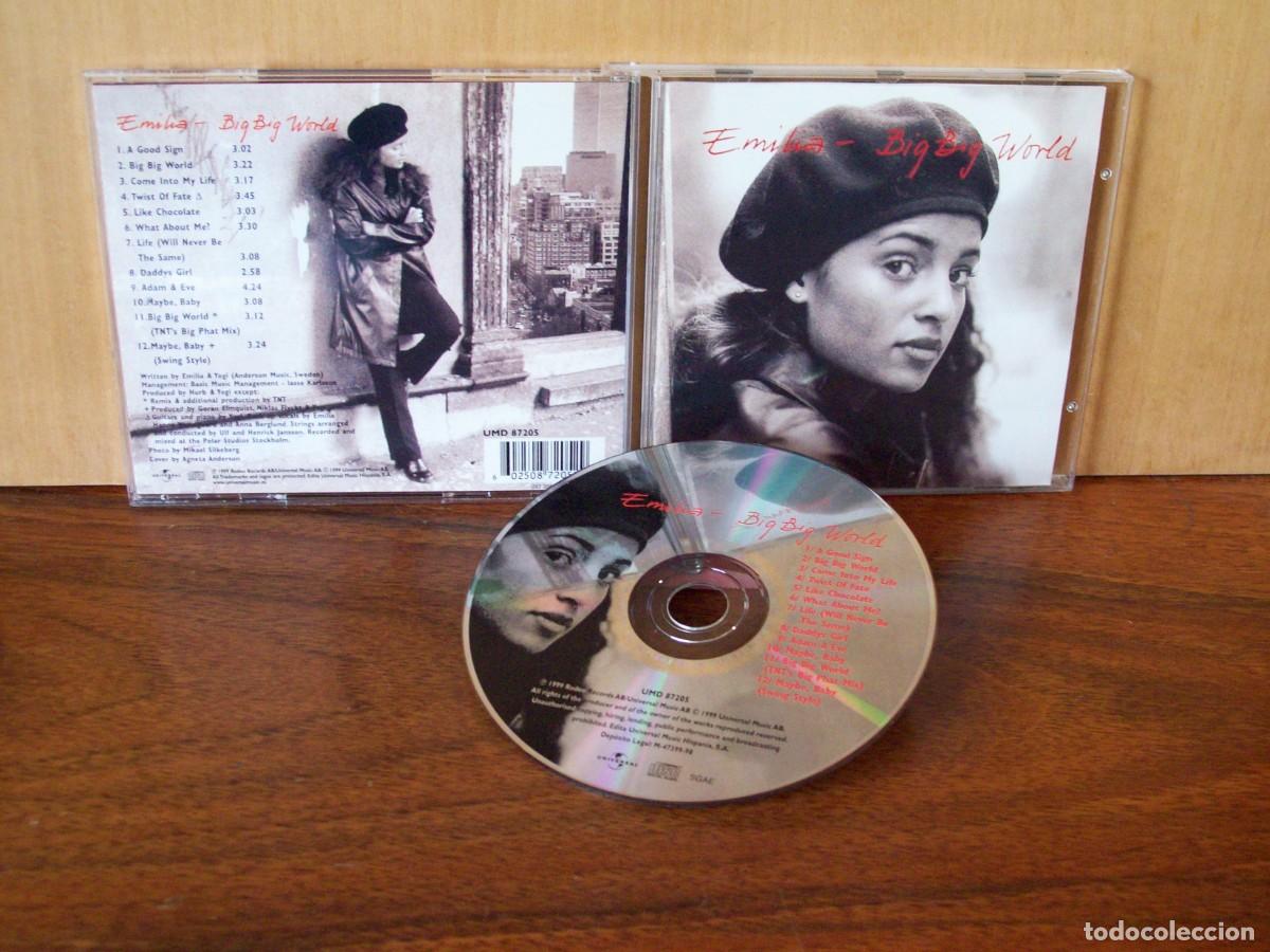 CDs de m&uacute;sica: EMILIA - BIG BIG WORLD - CD - Foto 1