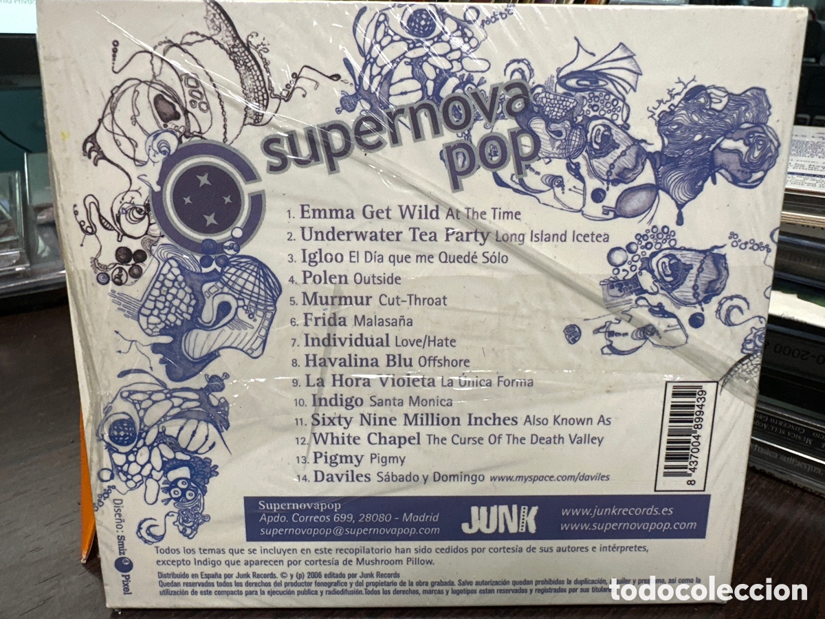 CDs de m&uacute;sica: Varios - Supernova Pop (CD) Junk Records *Precintado* - Foto 2