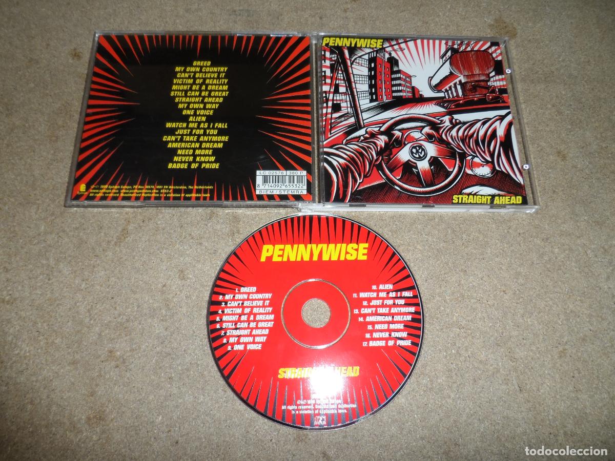 CDs de m&uacute;sica: Pennywise &lrm;&ndash; Straight Ahead (PUNK) - Foto 1