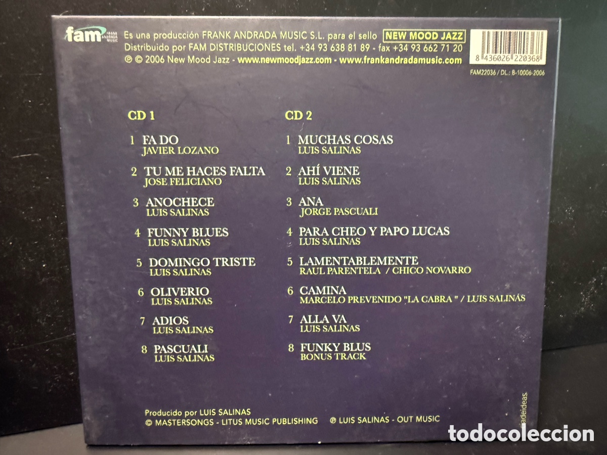 CDs de m&uacute;sica: Luis Salinas - Muchas Cosas (2xCD) - Foto 2