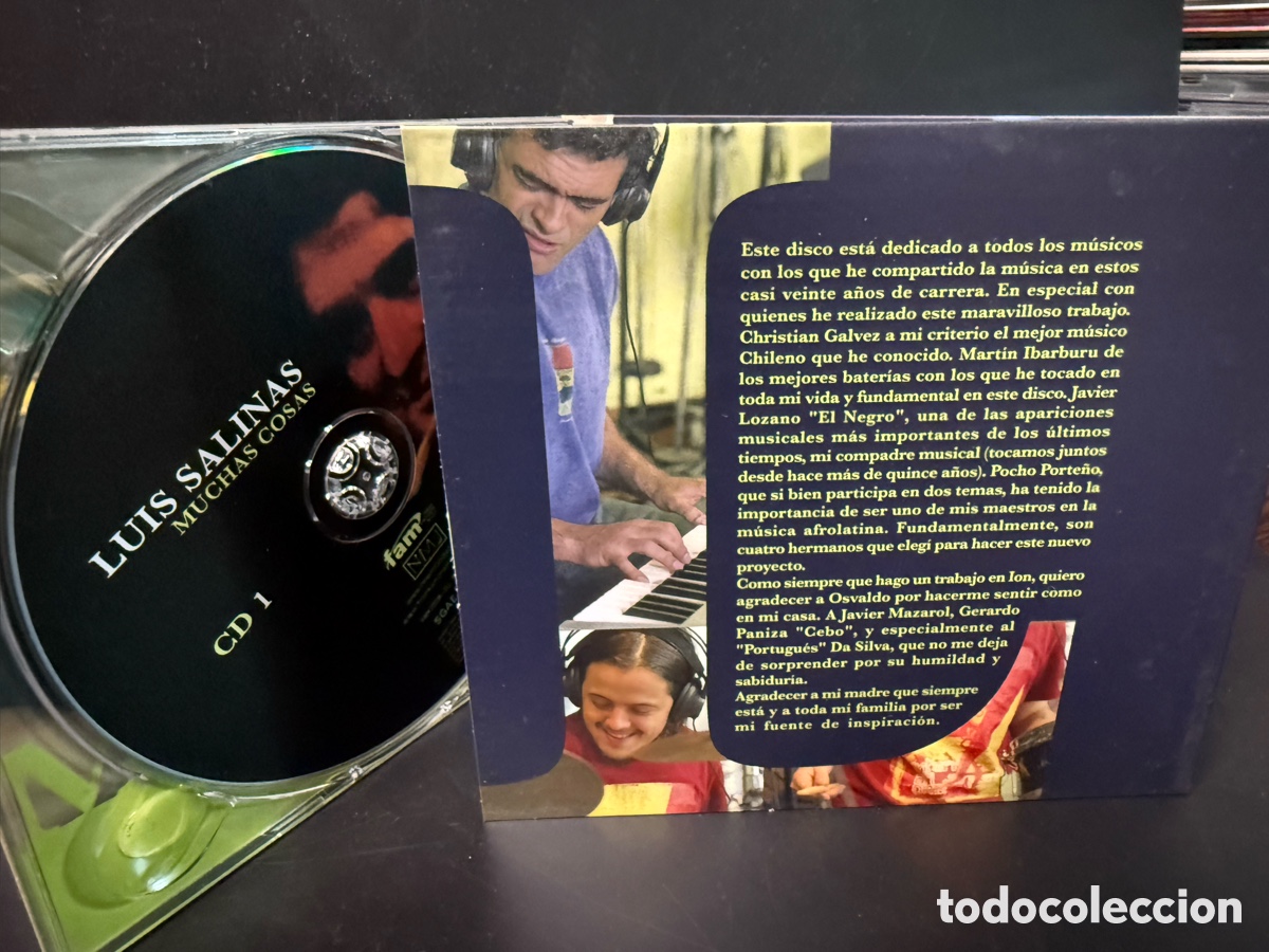 CDs de m&uacute;sica: Luis Salinas - Muchas Cosas (2xCD) - Foto 3