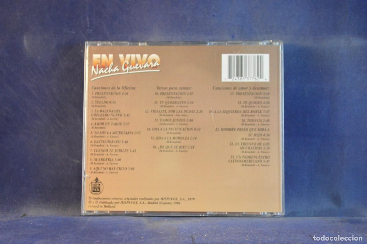 CDs de m&uacute;sica: NACHA GUEVARA &ndash; EN VIVO - CD - Foto 2