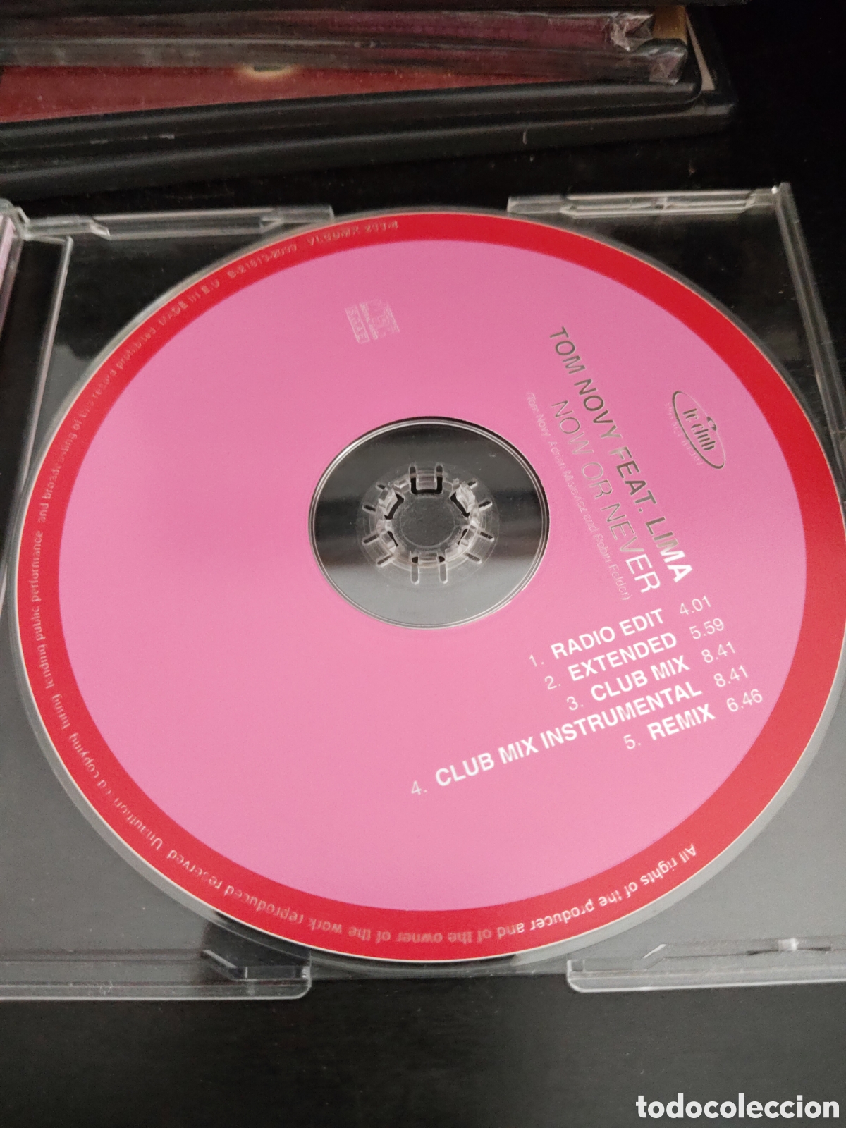 CDs de m&uacute;sica: Tom Novy&nbsp;Feat.&nbsp;Lima&nbsp;&ndash;&nbsp;Now Or Never. Cd maxi single 2000 Espa&ntilde;a - Foto 2