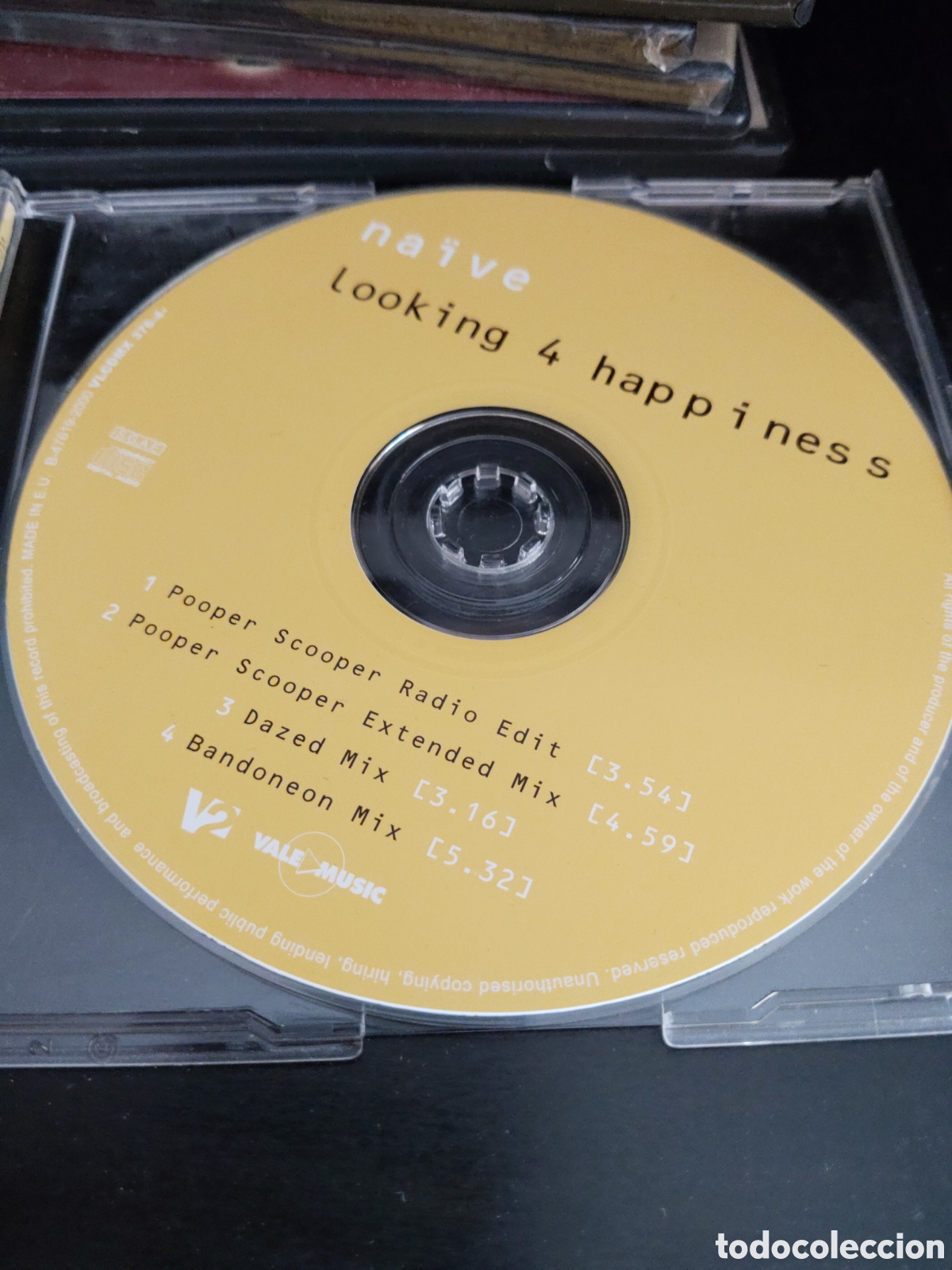CDs de m&uacute;sica: Na&iuml;ve &ndash;&nbsp;Looking 4 Happiness. Cd maxi single 2000 Espa&ntilde;a - Foto 2