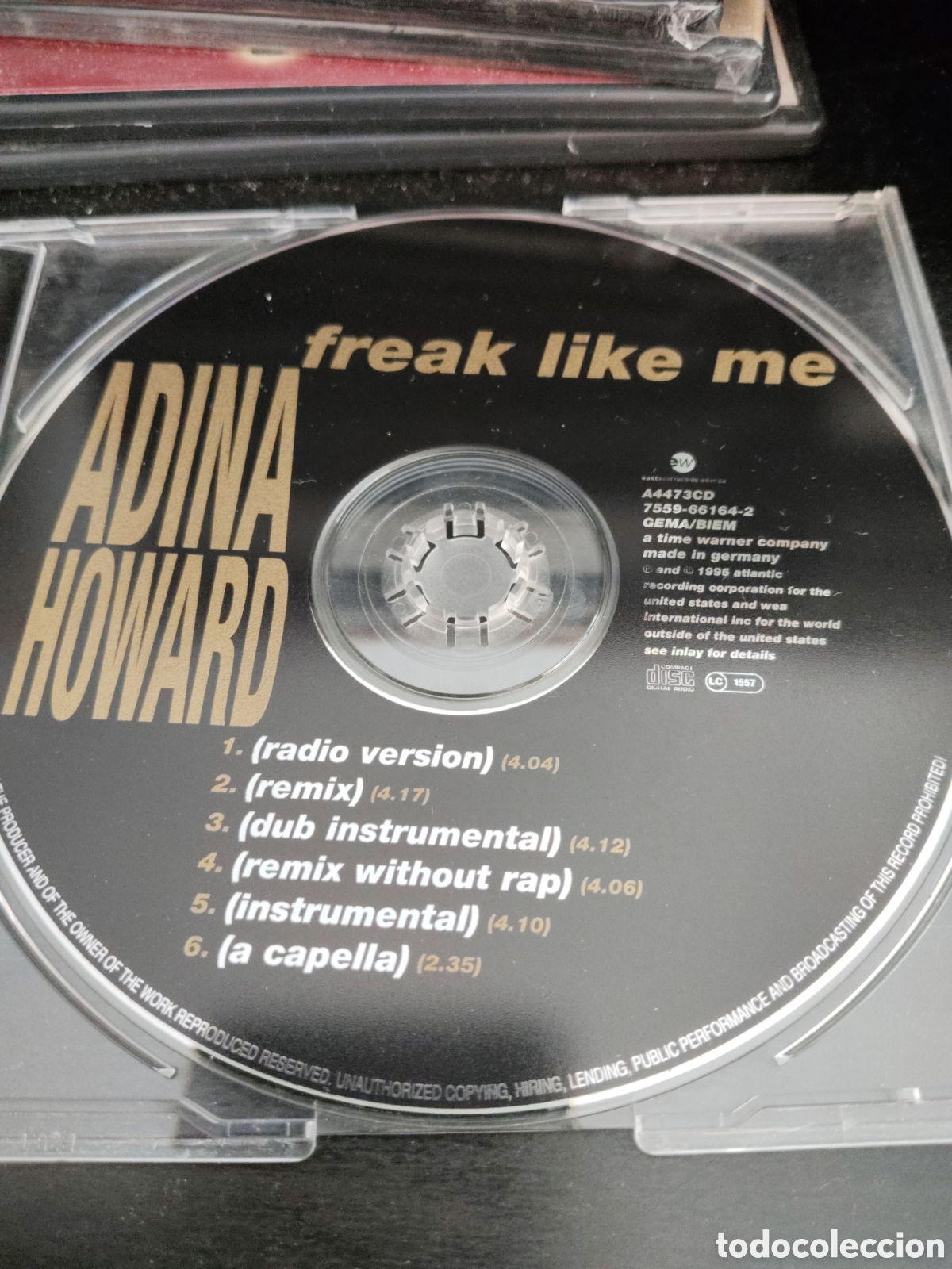 CDs de m&uacute;sica: Adina Howard&nbsp;&ndash;&nbsp;Freak Like Me. Cd single 1995 - Foto 2