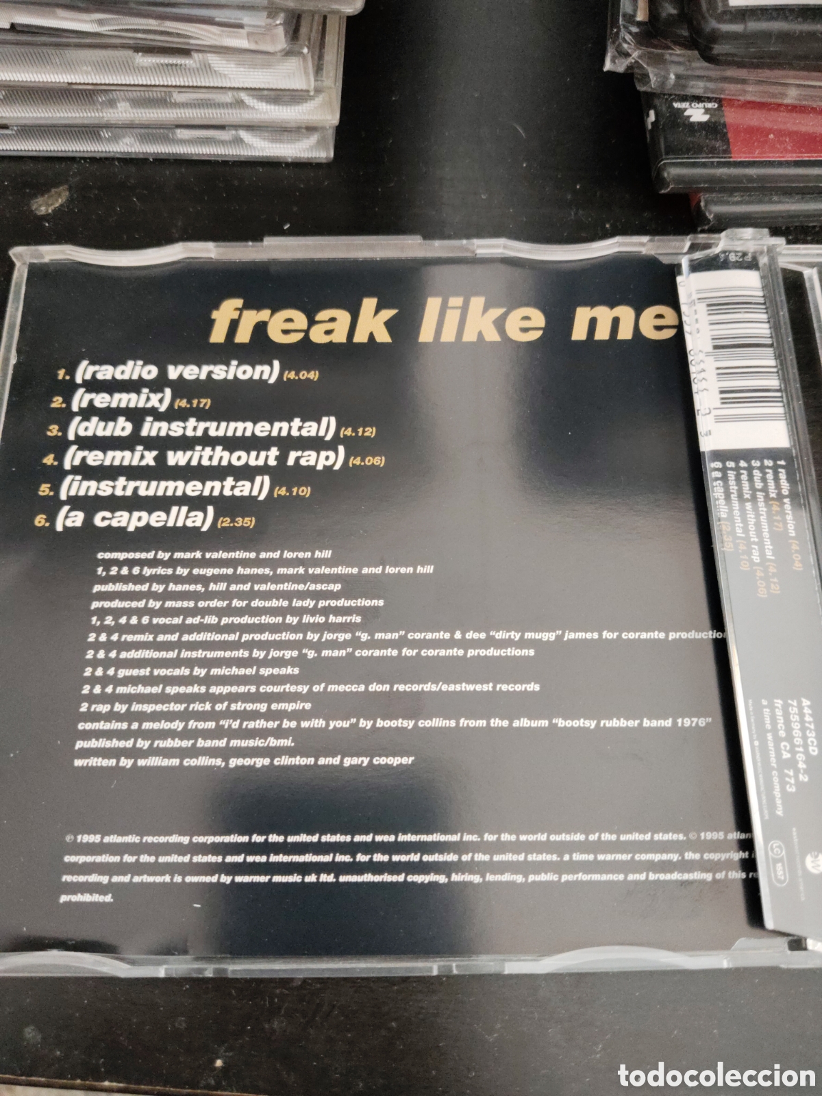 CDs de m&uacute;sica: Adina Howard&nbsp;&ndash;&nbsp;Freak Like Me. Cd single 1995 - Foto 3