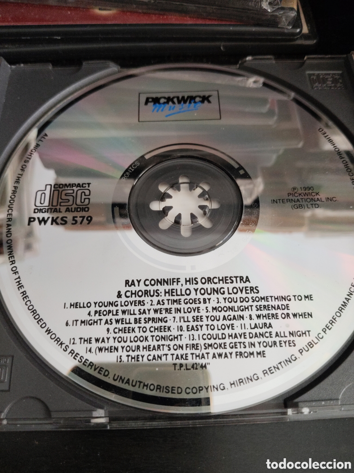 CDs de m&uacute;sica: Ray Conniff, His Orchestra & Chorus&nbsp;&ndash;&nbsp;Hello Young Lovers. Cd compilation 1990 - Foto 2
