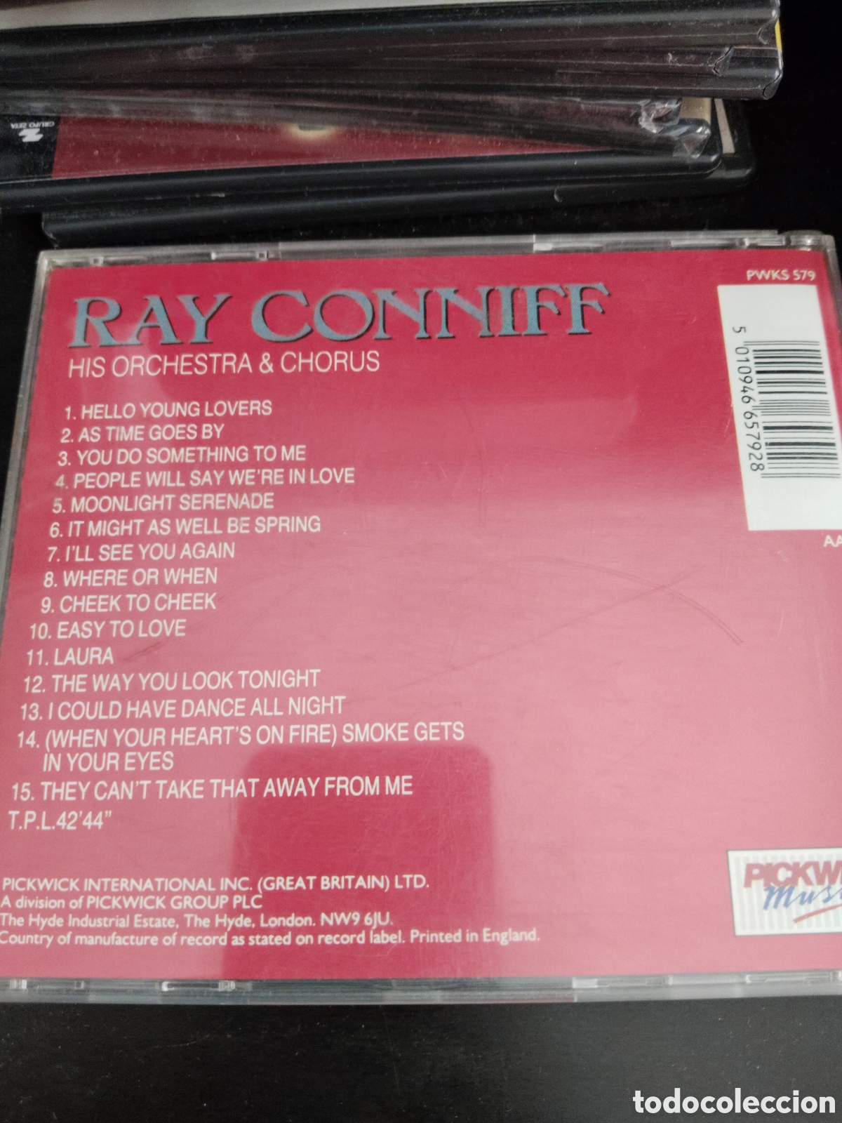 CDs de m&uacute;sica: Ray Conniff, His Orchestra & Chorus&nbsp;&ndash;&nbsp;Hello Young Lovers. Cd compilation 1990 - Foto 4