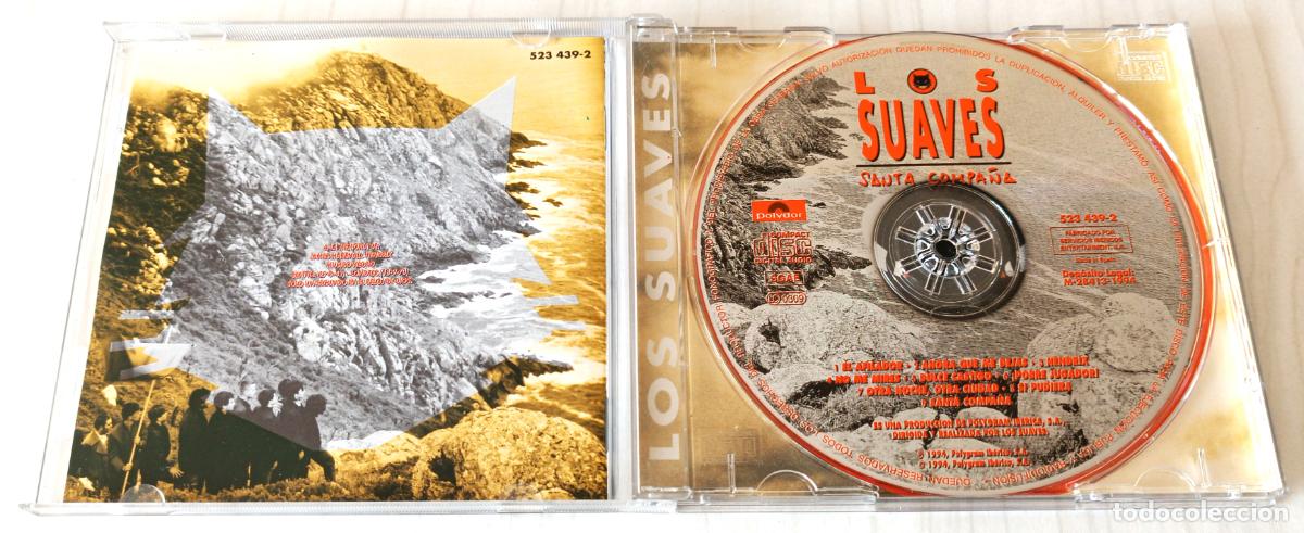 CDs de m&uacute;sica: CD LOS SUAVES - SANTA COMPA&Ntilde;A POLYDOR - 1994 - Foto 2