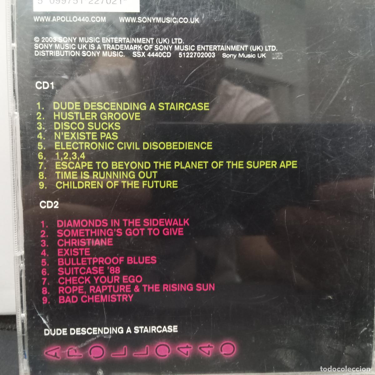 CDs de m&uacute;sica: APOLLO 440, Dude Descending A Staircase. 2CDs - Foto 2