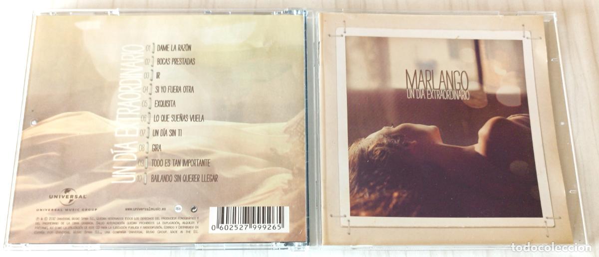 CDs de m&uacute;sica: CD MARLANGO - UN DIA EXTRAORDINARIO UNIVERSAL - 2012 - Foto 3