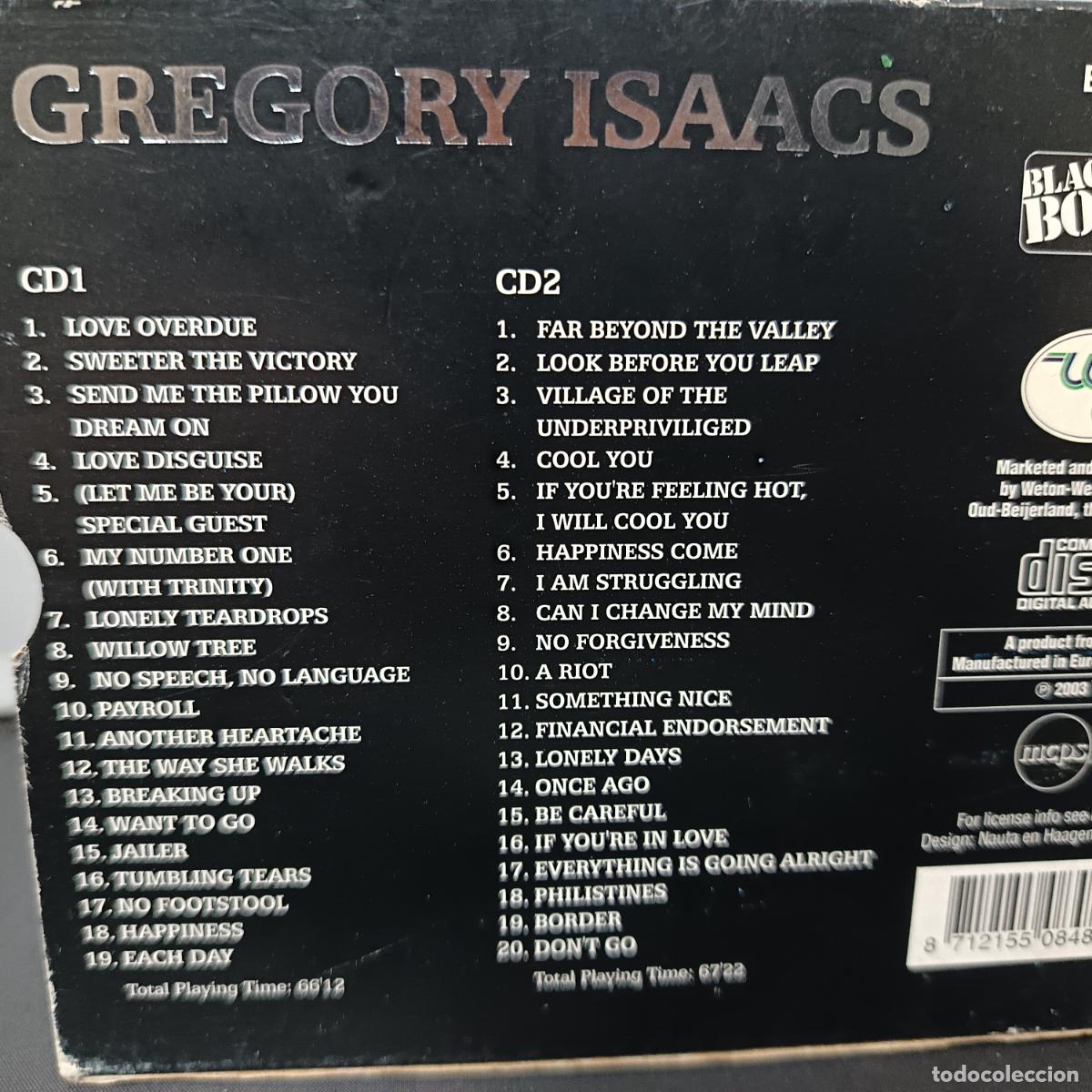 CDs de m&uacute;sica: GREGORY ISAACS, SWEETER THE VICTORY. BOX 2CDs - Foto 3