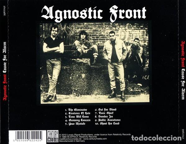 CDs de m&uacute;sica: Agnostic Front &ndash; Cause For Alarm - CD - Foto 2