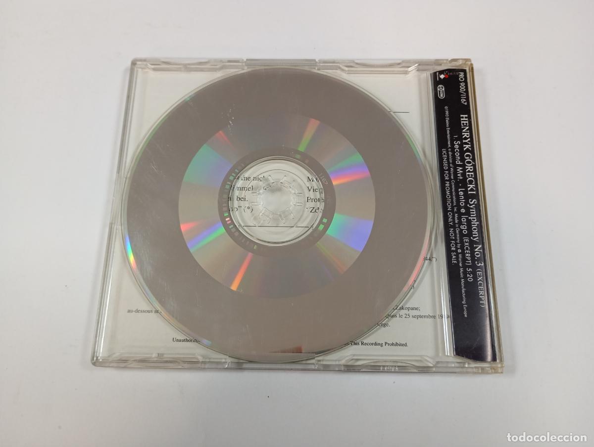 CDs de m&uacute;sica: HENRYK GORECKI. SYMPHONY NO. 3. DAVID ZINMAN DIR. CD. TDKCD226 - Foto 2