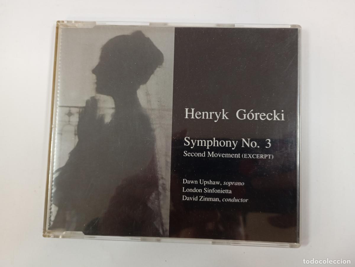 CDs de m&uacute;sica: HENRYK GORECKI. SYMPHONY NO. 3. DAVID ZINMAN DIR. CD. TDKCD226 - Foto 1