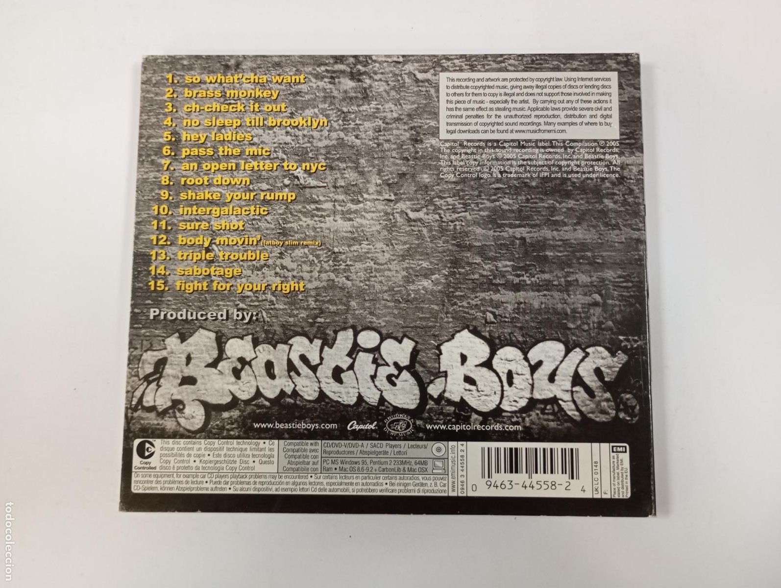 CDs de m&uacute;sica: BEASTIE BOYS. SOLID GOLD HITS. CD. TDKCD247 - Foto 2