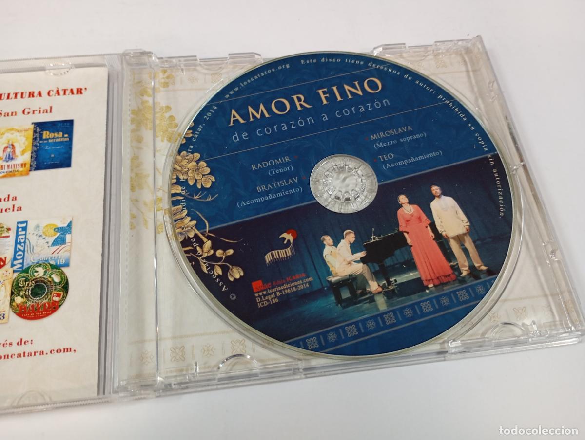 CDs de m&uacute;sica: AMOR FINO. DE CORAZ&Oacute;N A CORAZ&Oacute;N. CD. TDKCD239 - Foto 3