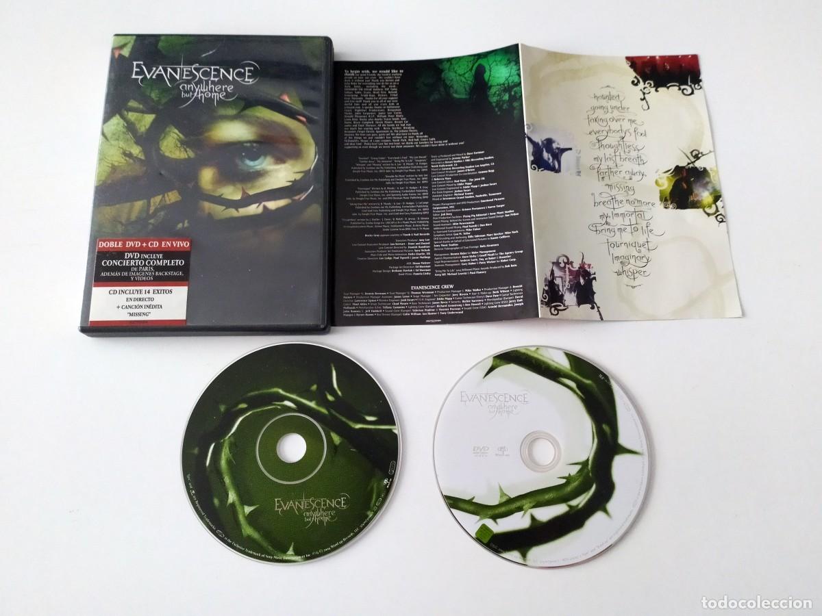 CDs de m&uacute;sica: EVANESCENCE - ANYWHERTE BUT HOME CD+DVD - Foto 3