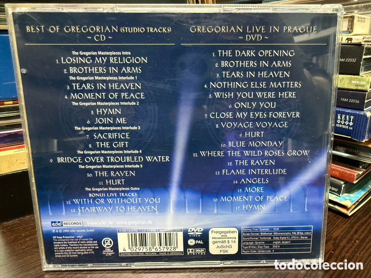 CDs de m&uacute;sica: Gregorian - The Masterpieces (CD + DVD) - Foto 2