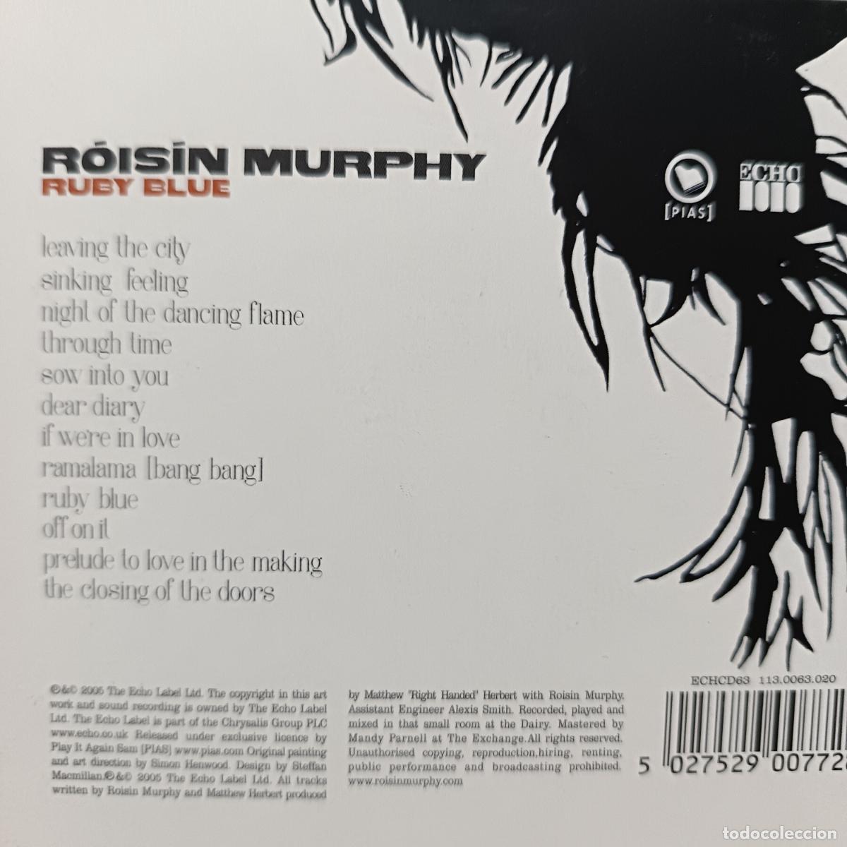 CDs de m&uacute;sica: R&oacute;is&iacute;n Murphy &ndash; Ruby Blue. CD ELECTRONICA - Foto 2