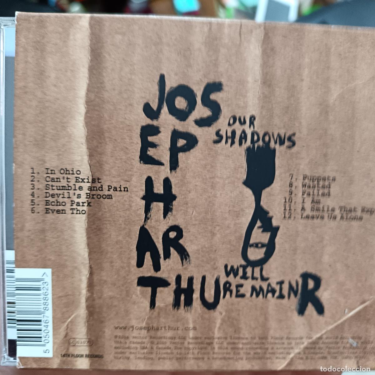 CDs de m&uacute;sica: Joseph Arthur &ndash; Our Shadows Will Remain. CD - Foto 2