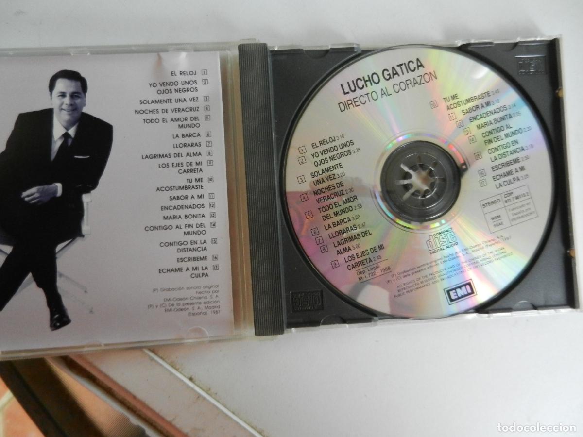 CDs de m&uacute;sica: LUCHO GATICA - DIRECTO AL CORAZON - CD -1987 - Foto 2