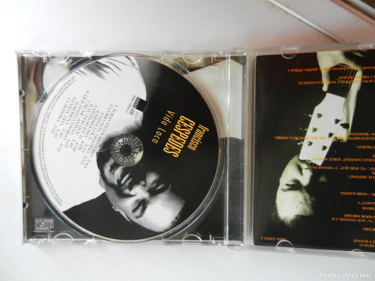 CDs de m&uacute;sica: FRANCISCO CESPEDES - VIDA LOCA - CD -1997 - Foto 2