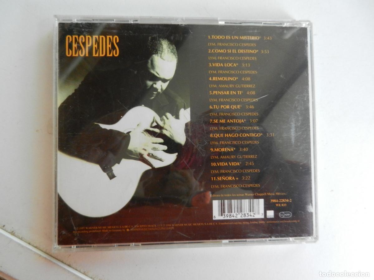 CDs de m&uacute;sica: FRANCISCO CESPEDES - VIDA LOCA - CD -1997 - Foto 3