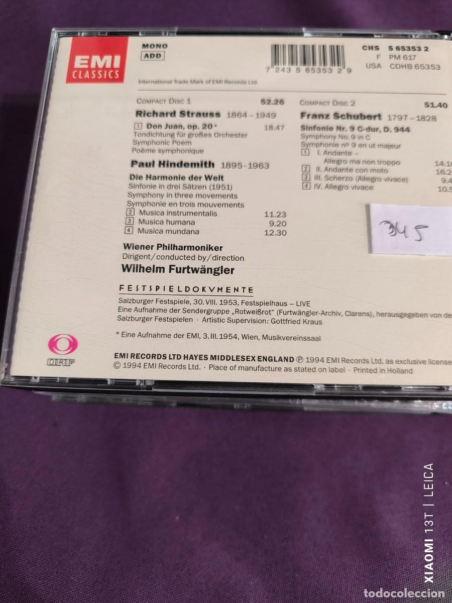 CDs de m&uacute;sica: FESTSPIELDORVMENTE WILHELM FURTWANGLER - Foto 2