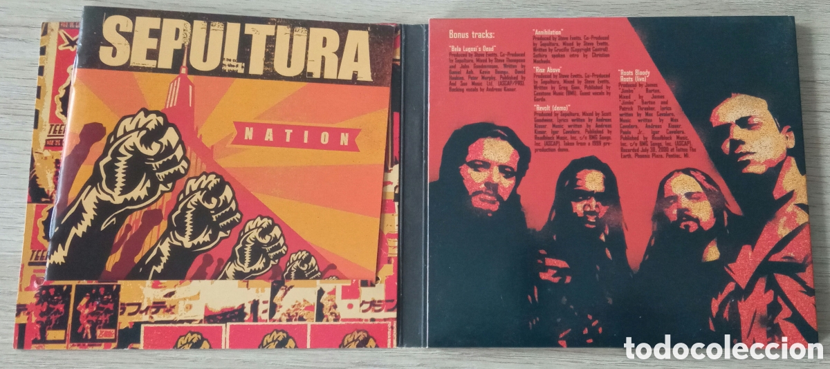 CDs de m&uacute;sica: CD Sepultura - Nation (Digipack) - Foto 2
